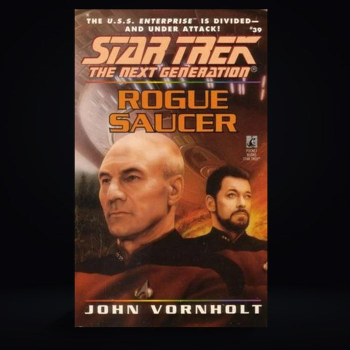 39 Rogue Saucer Star Trek The Next Generation Paperback Book image 0