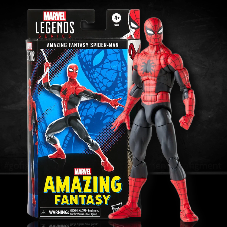 Spider-Man Amazing Fantasy Action Figure Marvel Legends 6" Scale image 0