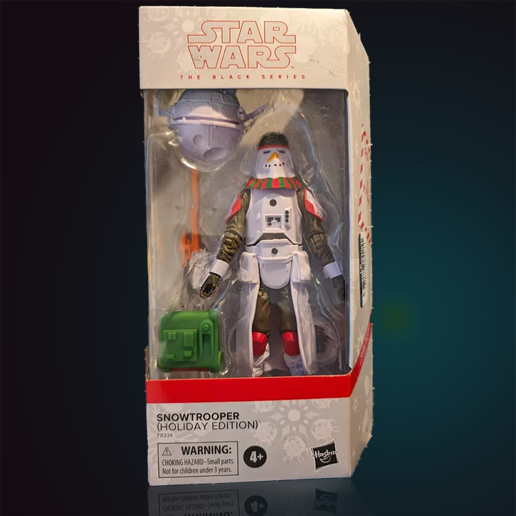 Christmas Snow Trooper Star Wars The Black Series 1/12 Scale Action Figure image 0