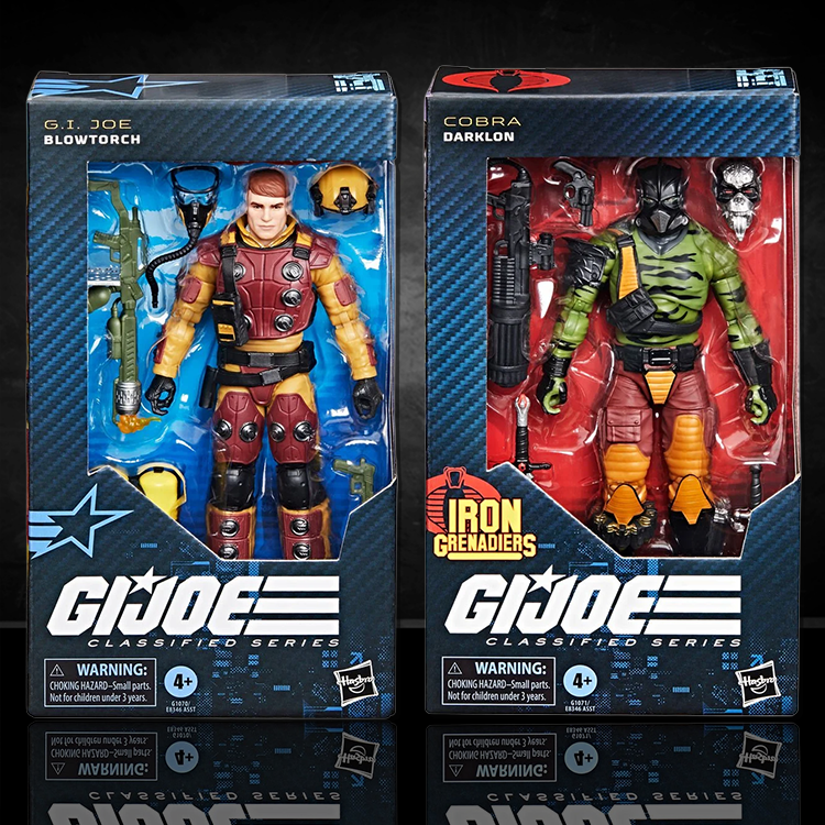 G.I. Joe Classified Series Darklon & Blowtorch 6-Inch Action Figure Combo Set image 0