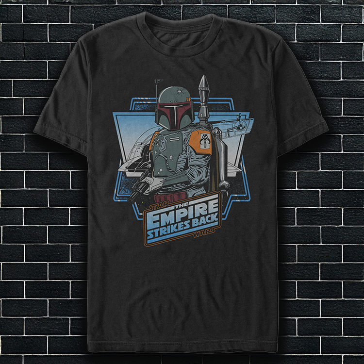 An image of a Boba Fett The Empire Strikes Back Star Wars Unisex t-Shirt
