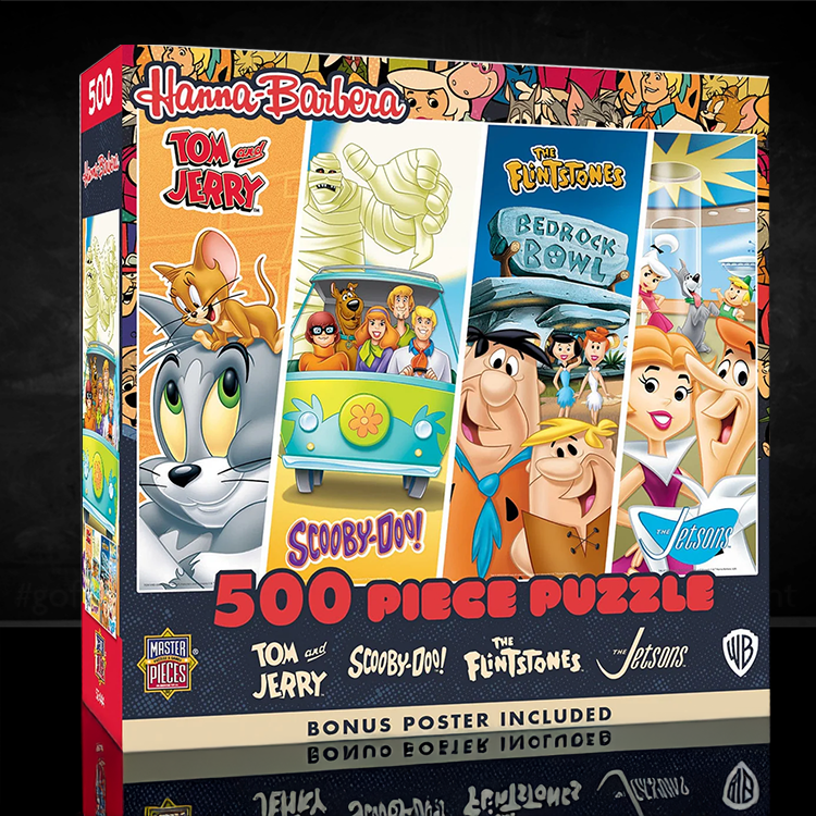 Hanna Barbera - Tom and Jerry, Scooby Doo Puzzle Master Pieces 500 Pieces image 0