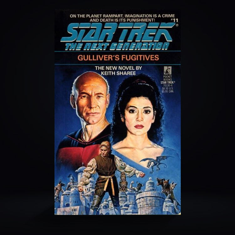 11 Gulliver's Fugitives Star Trek The Next Generation Paperback Book image 0