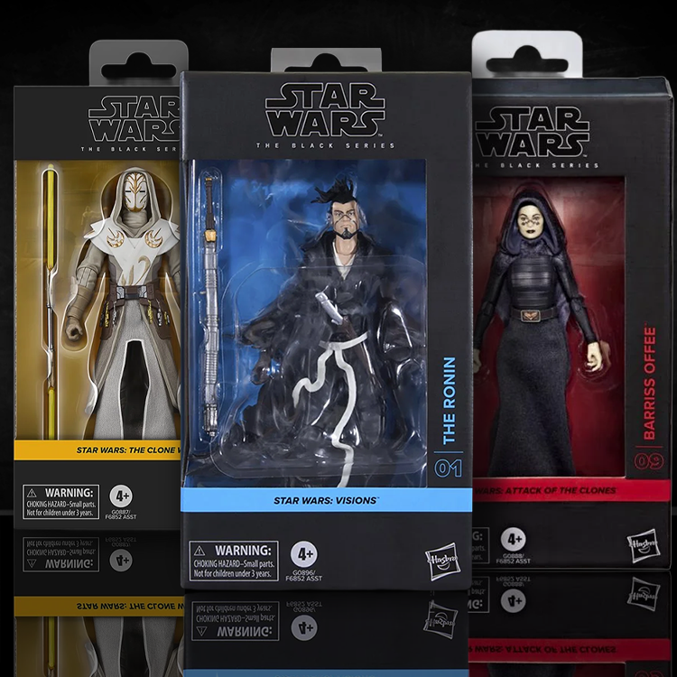 Star Wars Black Series Lot -3 Figures Jedi Temple Guard Barriss Offee The Ronin image 0
