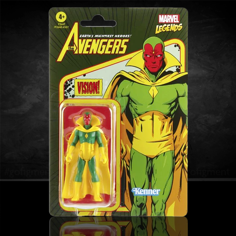 Vision from The Avengers Marvel Legends Retro Collection 3.75" Action Figure image 0