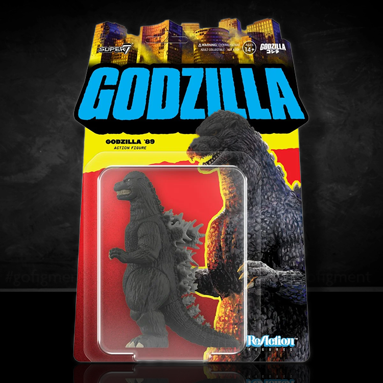 Godzilla '89 ReAction Action Figure Super7 1:18 image 0