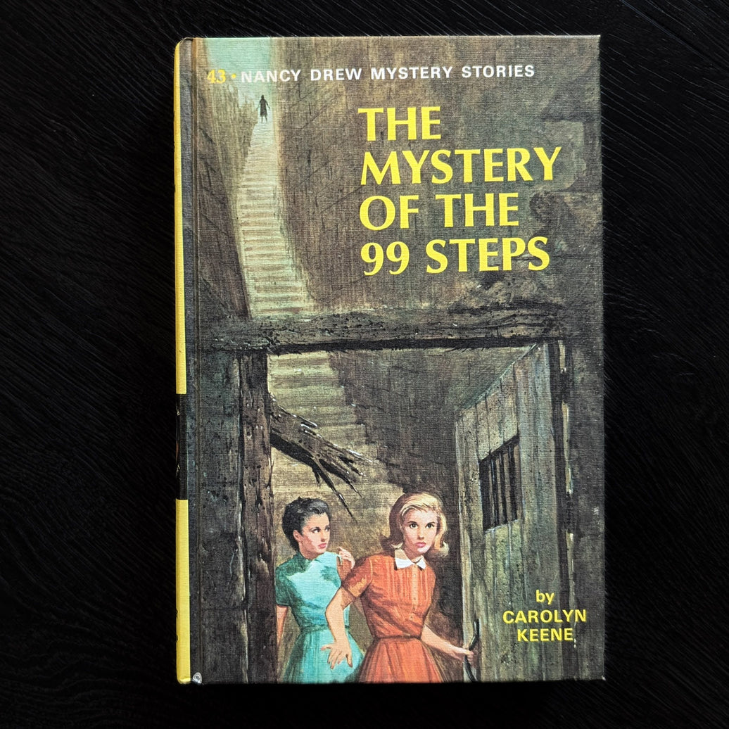 43 The Mystery of the 99 Steps Nancy Drew Book -1966-Yellow Number image 0