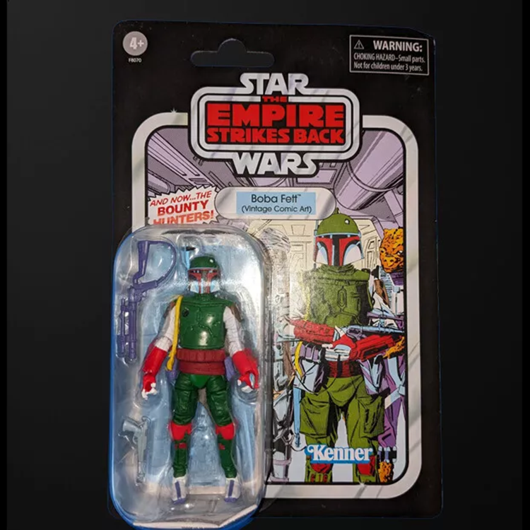 Boba Fett Vintage Comic Art Action Figure Star Wars Vintage Collection VC-277 image 0