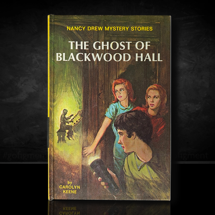 25 The Ghost of Blackwood Hall Nancy Drew Book -1967 White Cameo image 0