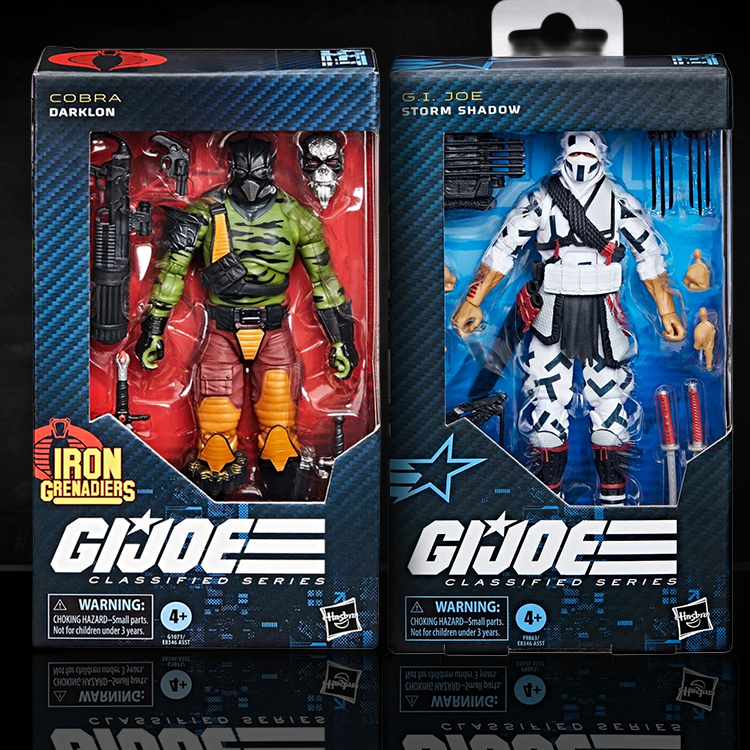 Darklon and Storm Shadow Action Figures GI Joe Classified Series 6inch 2 Pack image 0