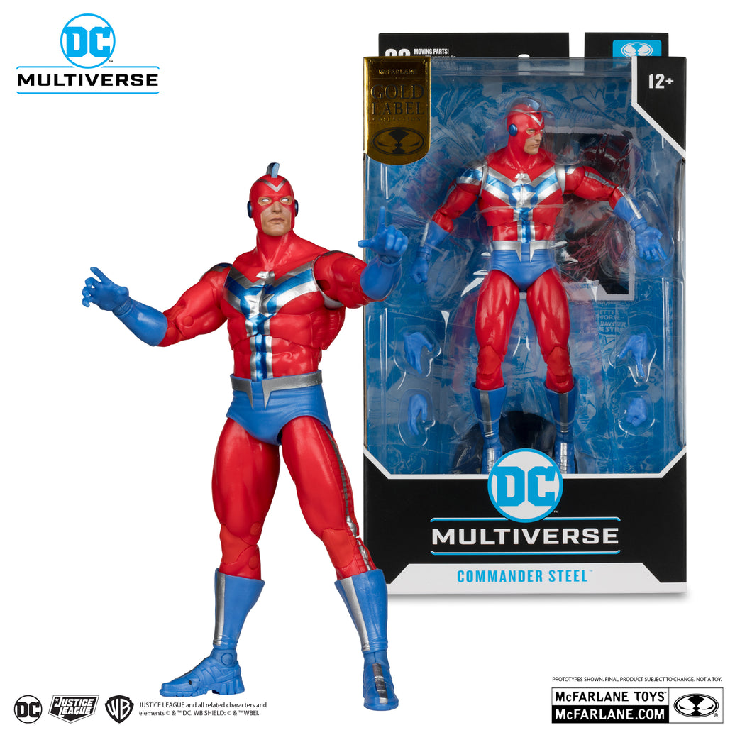 Commander Steel DC Multiverse Action Figure 7" image 0