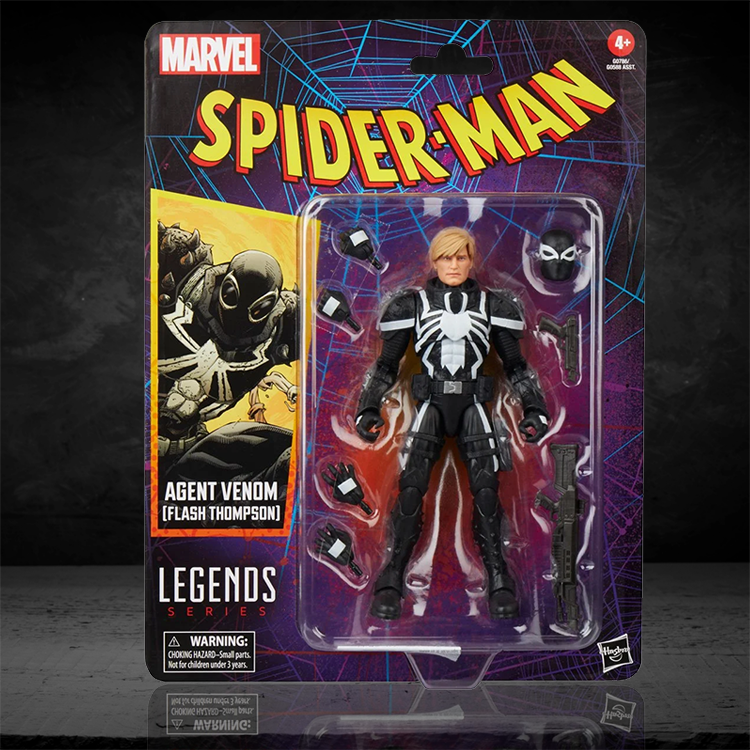 Spider-Man Marvel Legends Agent Venom Flash Thompson 6-Inch Action Figure image 0