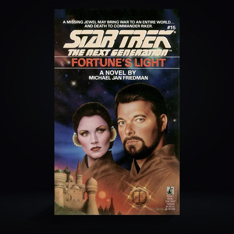 15 Fortune's Light Star Trek The Next Generation Paperback Book image 0