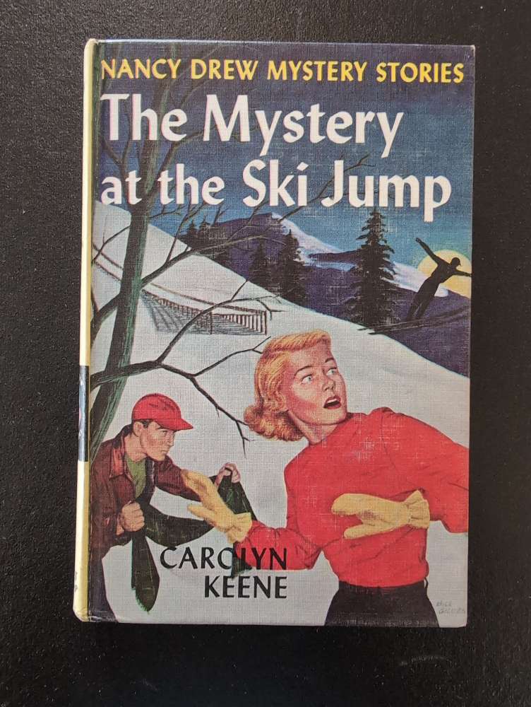 29 The Mystery at the Ski Jump Nancy Drew Mystery Books -1952 image 0
