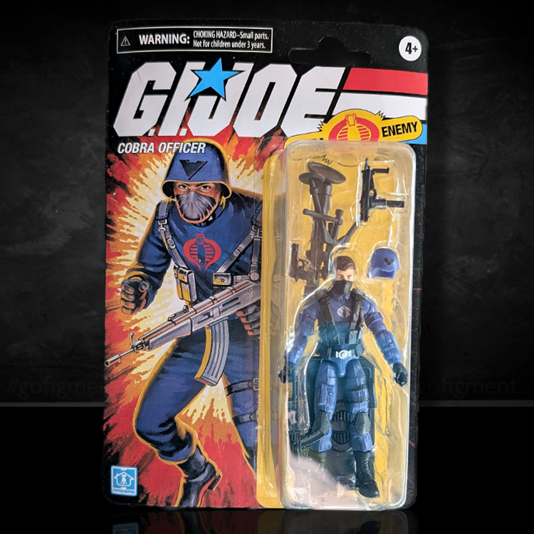 GI Joe Cobra Officer Removable Helmet Action Figure 3.75"Hasbro image 0