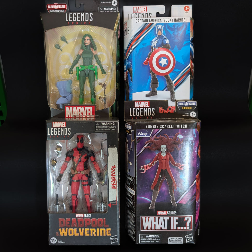 Deadpool, Scarlet Witch, Captain America Hydra 4 Pack Action Figure Lot 6 in image 0