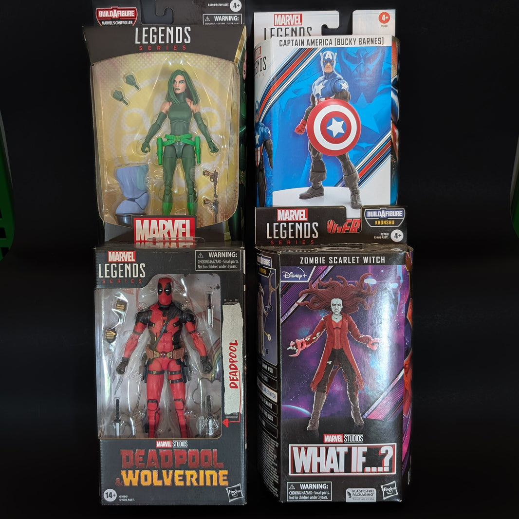 Deadpool, Scarlet Witch, Captain America Hydra 4 Pack Action Figure Lot 6 in image 0