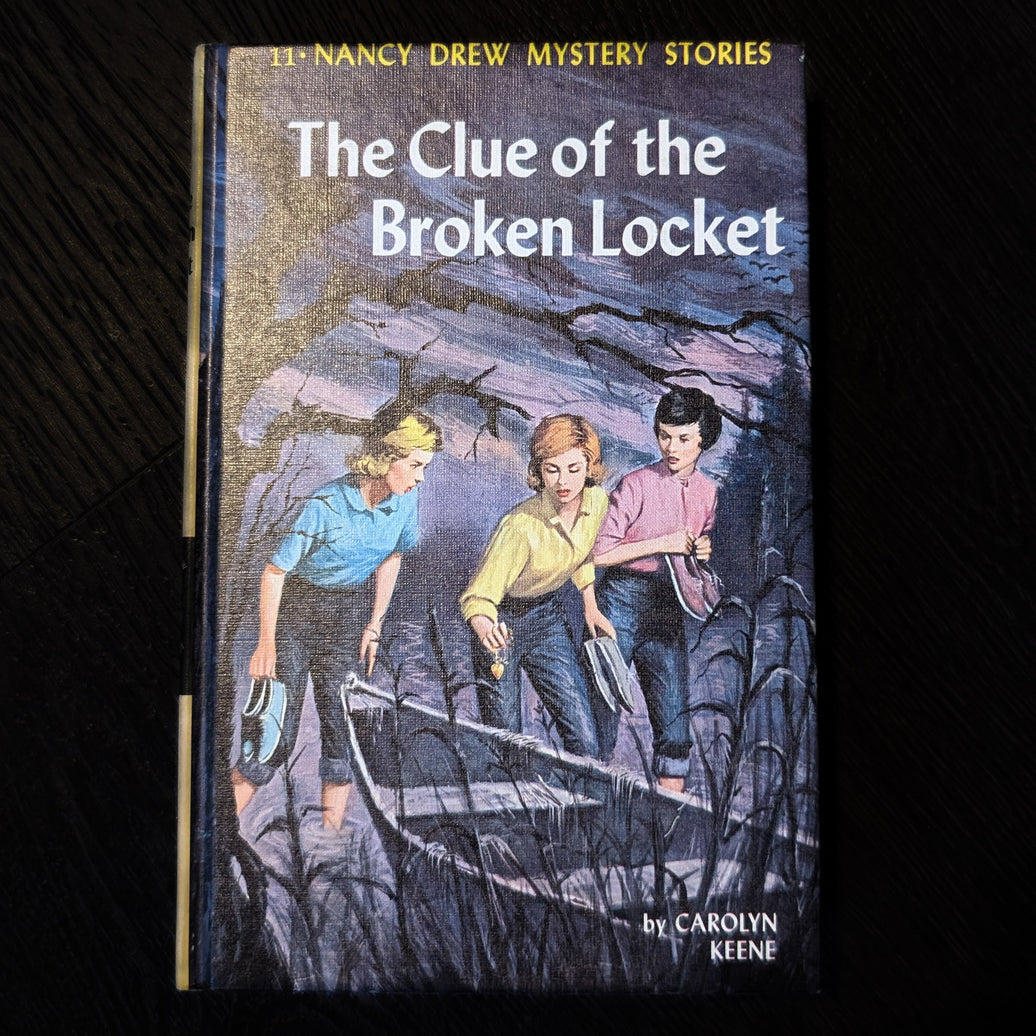 11 The Clue of the Broken Locket Nancy Drew Mystery Books -1965-YN image 0