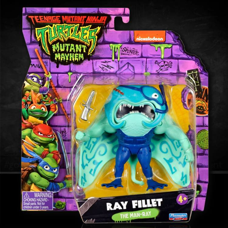 Ray Fillet TMNT Mutations Mix 'n Match Turtles Action Figure image 0