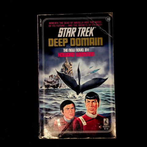 33 Deep Domain Star Trek The Original Series Paperback Book image 0