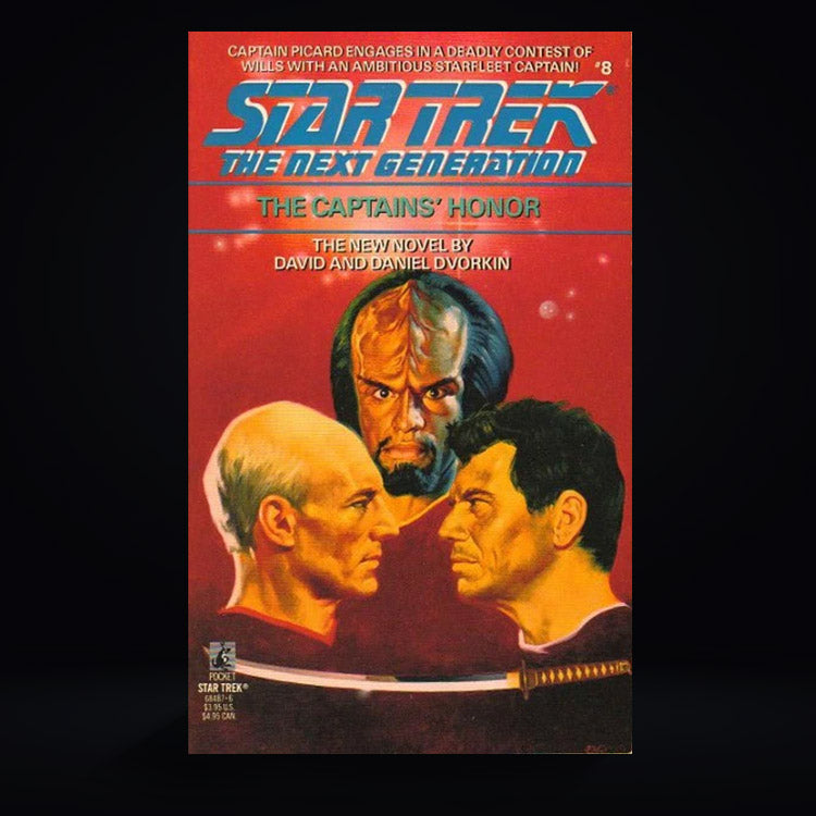 08 The Captains' Honor Star Trek The Next Generation Paperback Book image 0