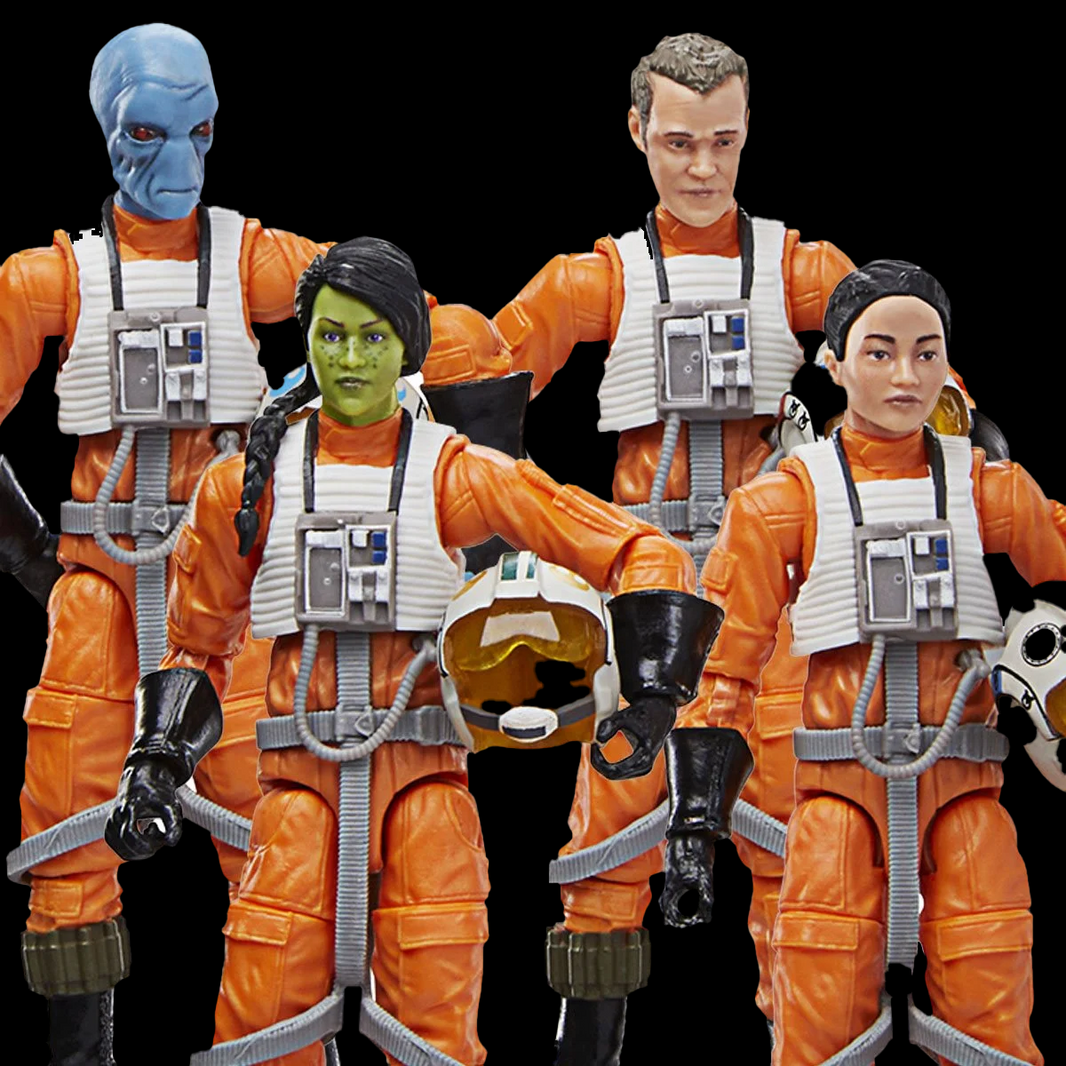 Star Wars The Vintage Collection X-Wing Pilot 3 3/4-Inch Action Figures 4-Pack image 0