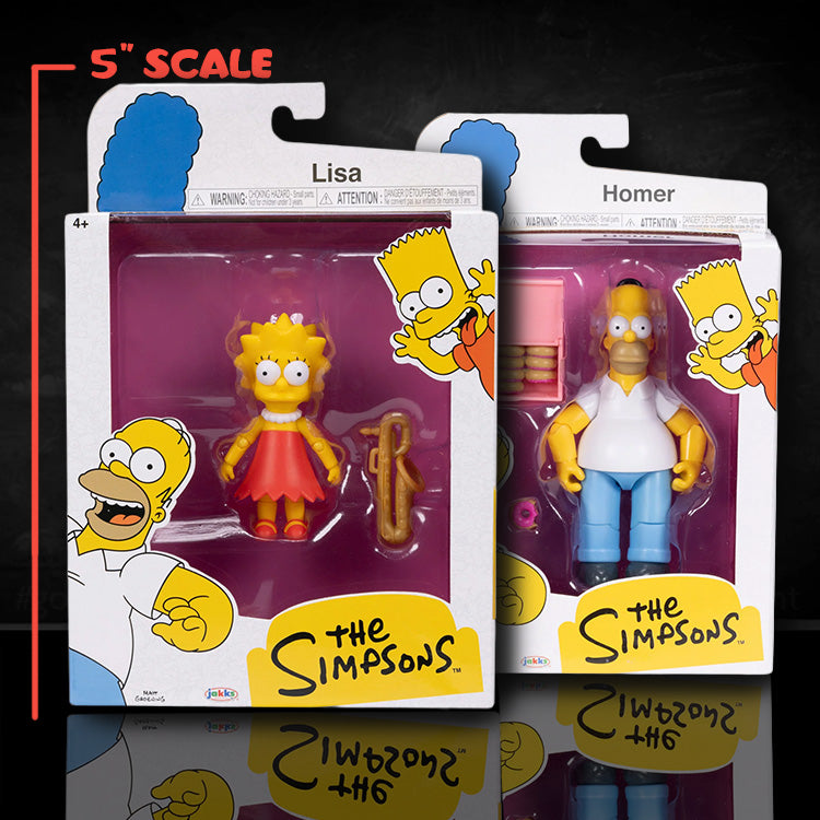 Lisa and Homer Simpson Combo Wave 3 Action Figure The Simpsons 5in scale image 0