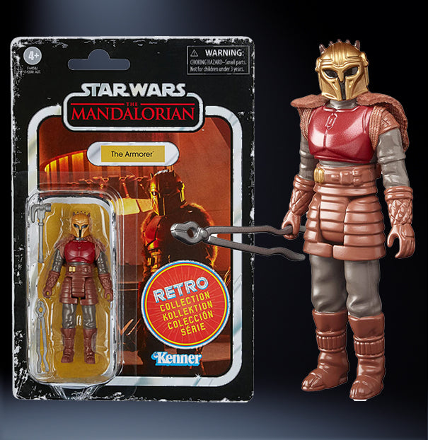 The Armorer Star Wars Retro Collection Action Figure 1:18 Scale MANDO image 0