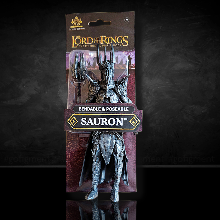 Noble Collection Sauron Figure BendyFig Lord of the Rings image 0