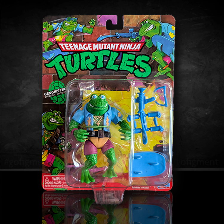 Genghis Frog TMNT Classic Mutants Action Figure 4.5 inch image 0