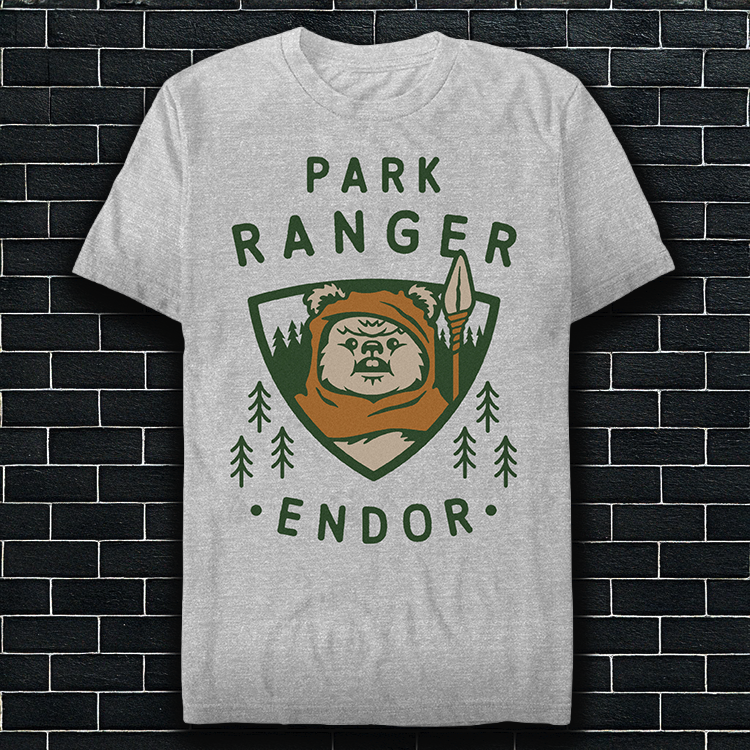 An image of a Star Wars Ewok Park Ranger Unisex t-Shirt