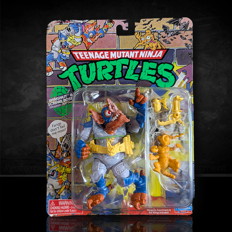 Wingnut and Screwloose TMNT Classic Mutants Action Figure 4.5 inch image 0