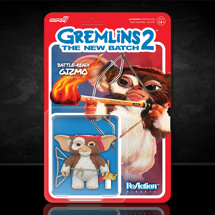 Gizmo Battle Ready Gremlins 2 Super7 Action Figure 3.75" scale image 0