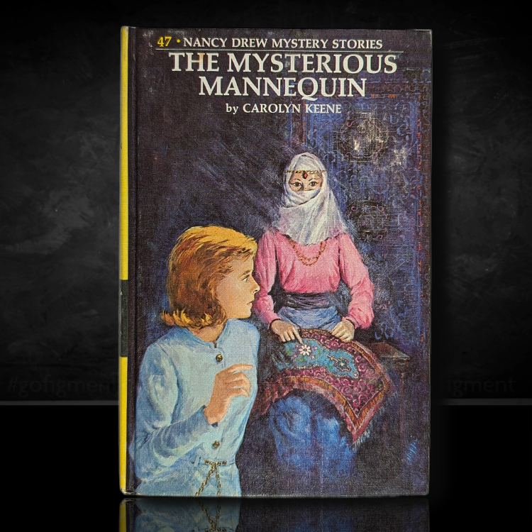 47 The Mysterious Mannequin Nancy Drew Book -1970 Yellow Number image 0
