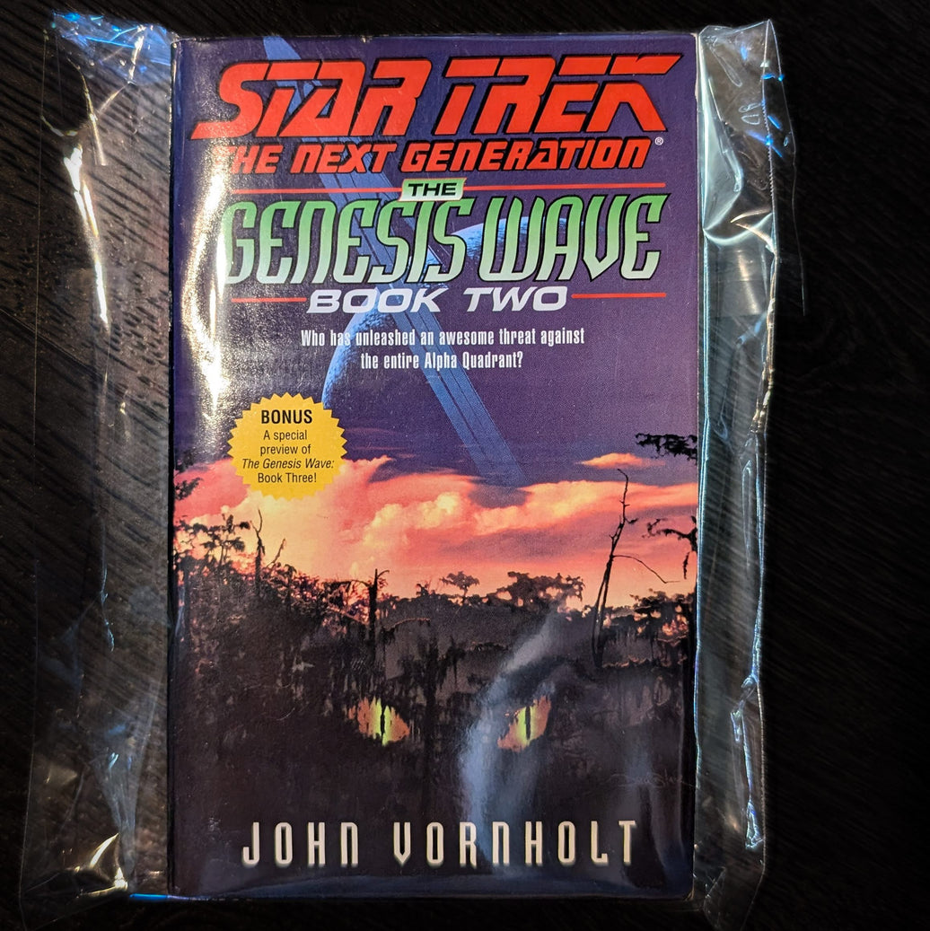 The Genesis Wave Book 2: Star Trek The Next Generation Paperback Book image 0