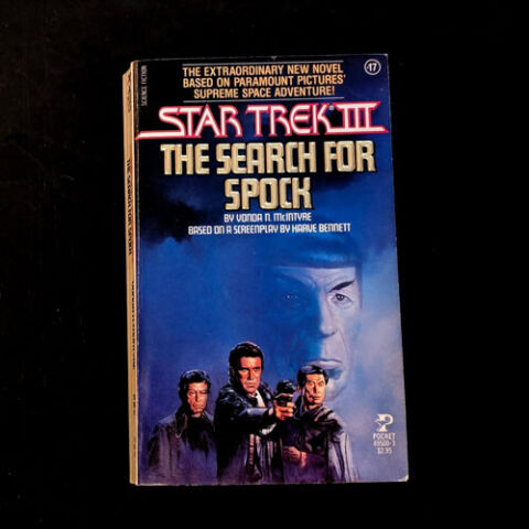 17 The Search for Spock Star Trek The Original Series Paperback Book image 0