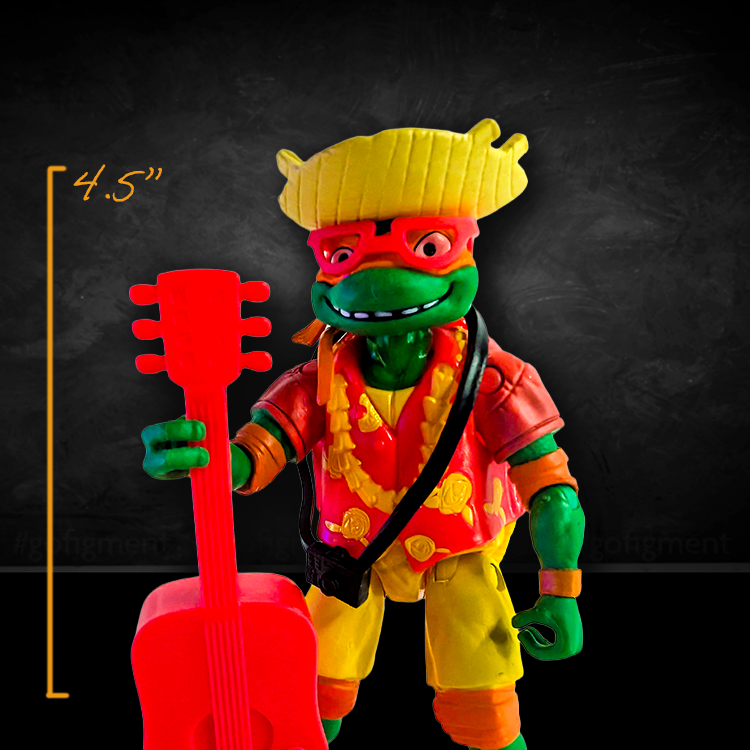 Beach Bum Mickey TMNT Disguise Party Action Figure 4.5 inch LOOSE image 0