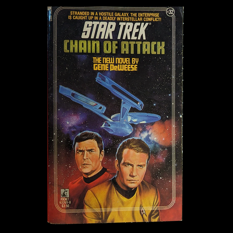 32 Chain of Attack Star Trek The Original Series Paperback Book image 0