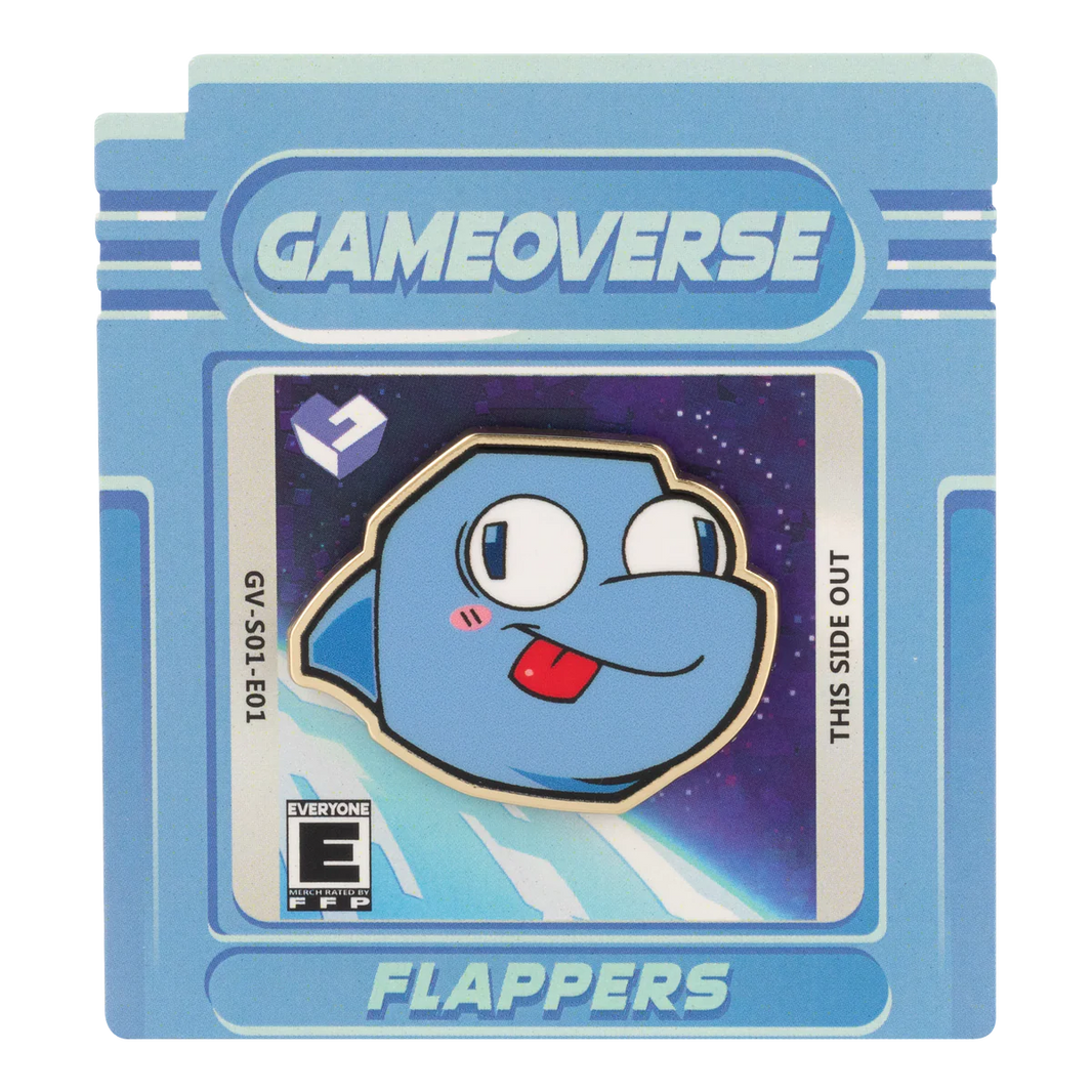 Flappers Pin – Gameoverse Glitch Productions Enamel Collectible