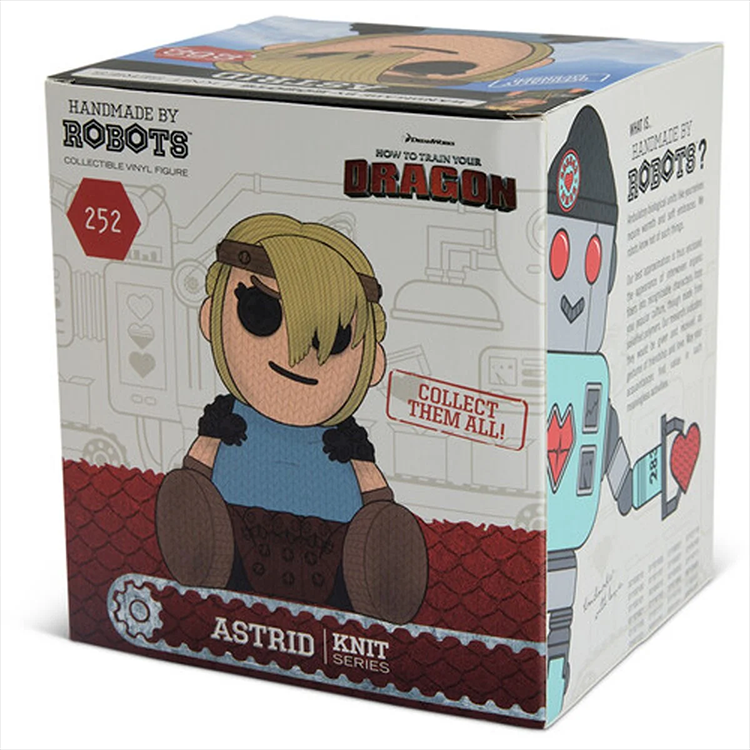 Astrid 252 Handmade by Robots collectible vinyl action figure from How to Train Your Dragon