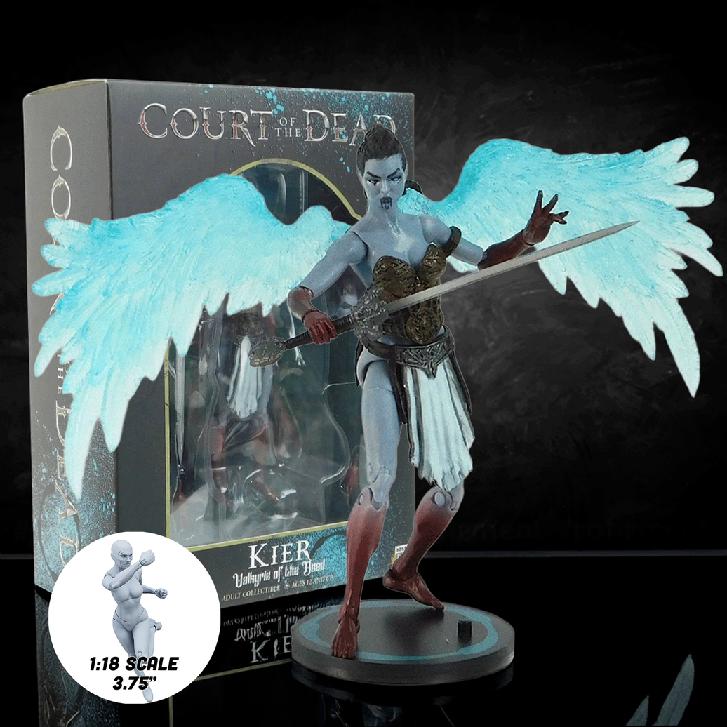 Valkyrie of the Dead - Kier Court of the Dead Action Figure - 1:18 Scale