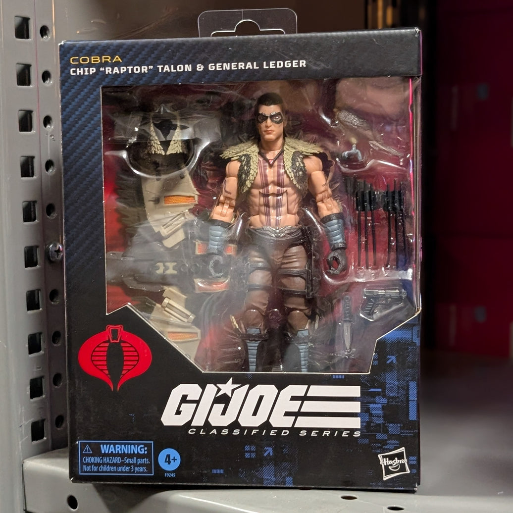 Chip "Raptor" Talon and General Ledger GI Joe Classified Action Figure