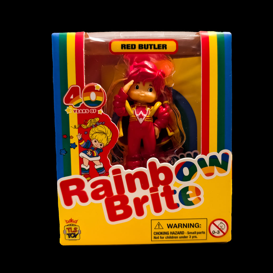 Red Butler 2.5 inch Loyal Subjects collectible figure in original Rainbow Brite 40 Years packaging box
