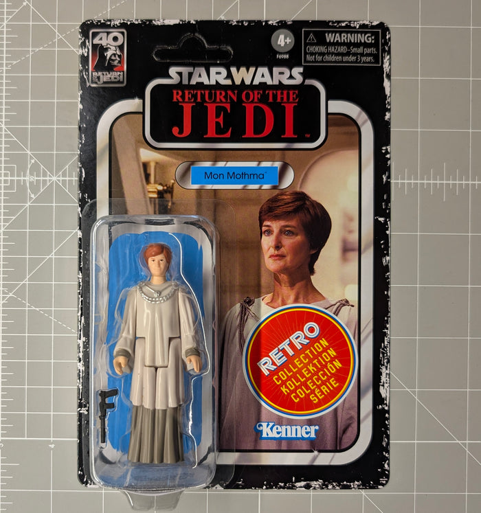 Mon Mothma Star Wars Retro Collection ROTJ Action Figure In Clamshell by Kenner
