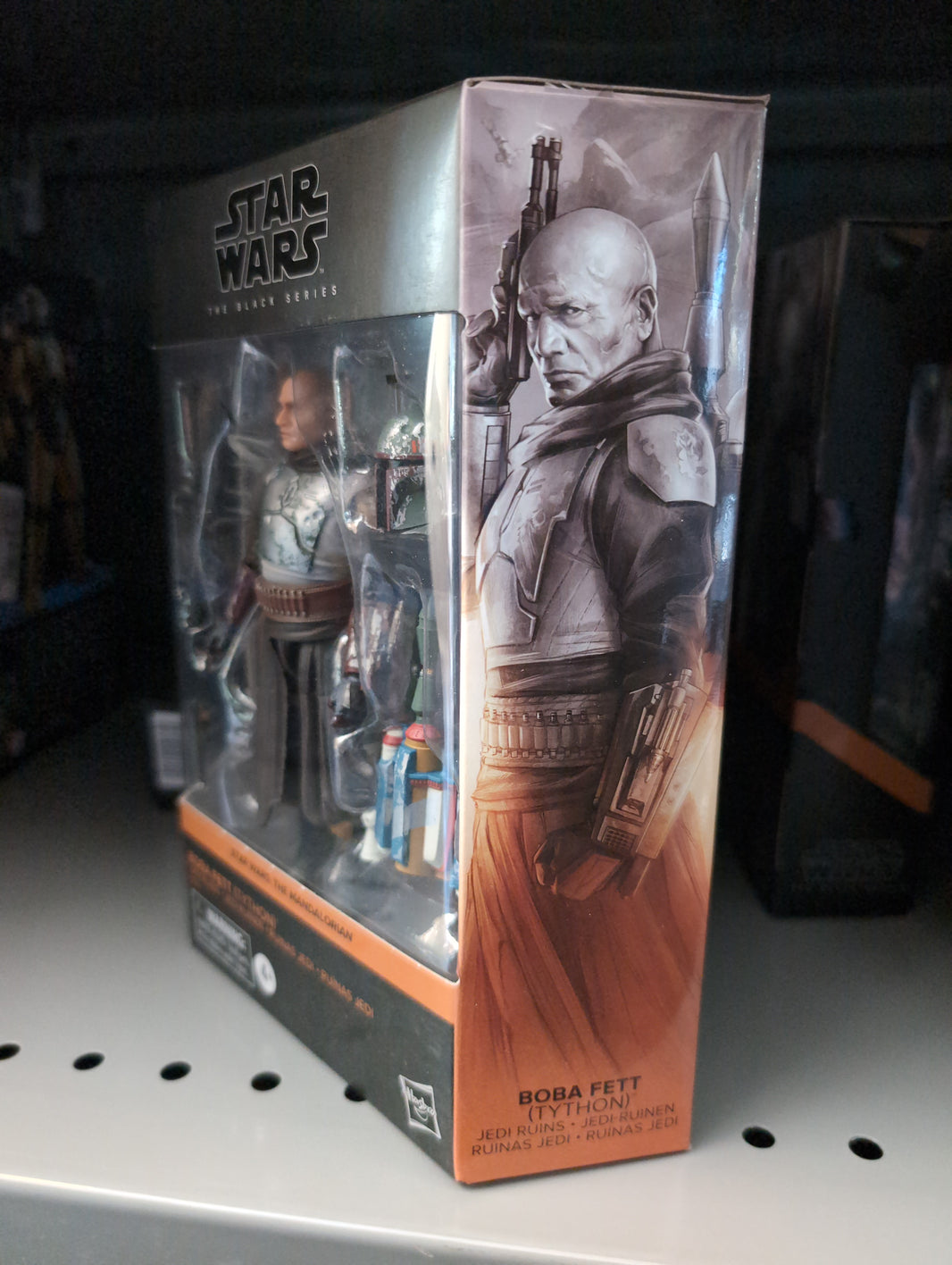 Hasbro Star Wars Black Series Boba Fett Tython-Armor 1:12 scale action figure in collectible packaging