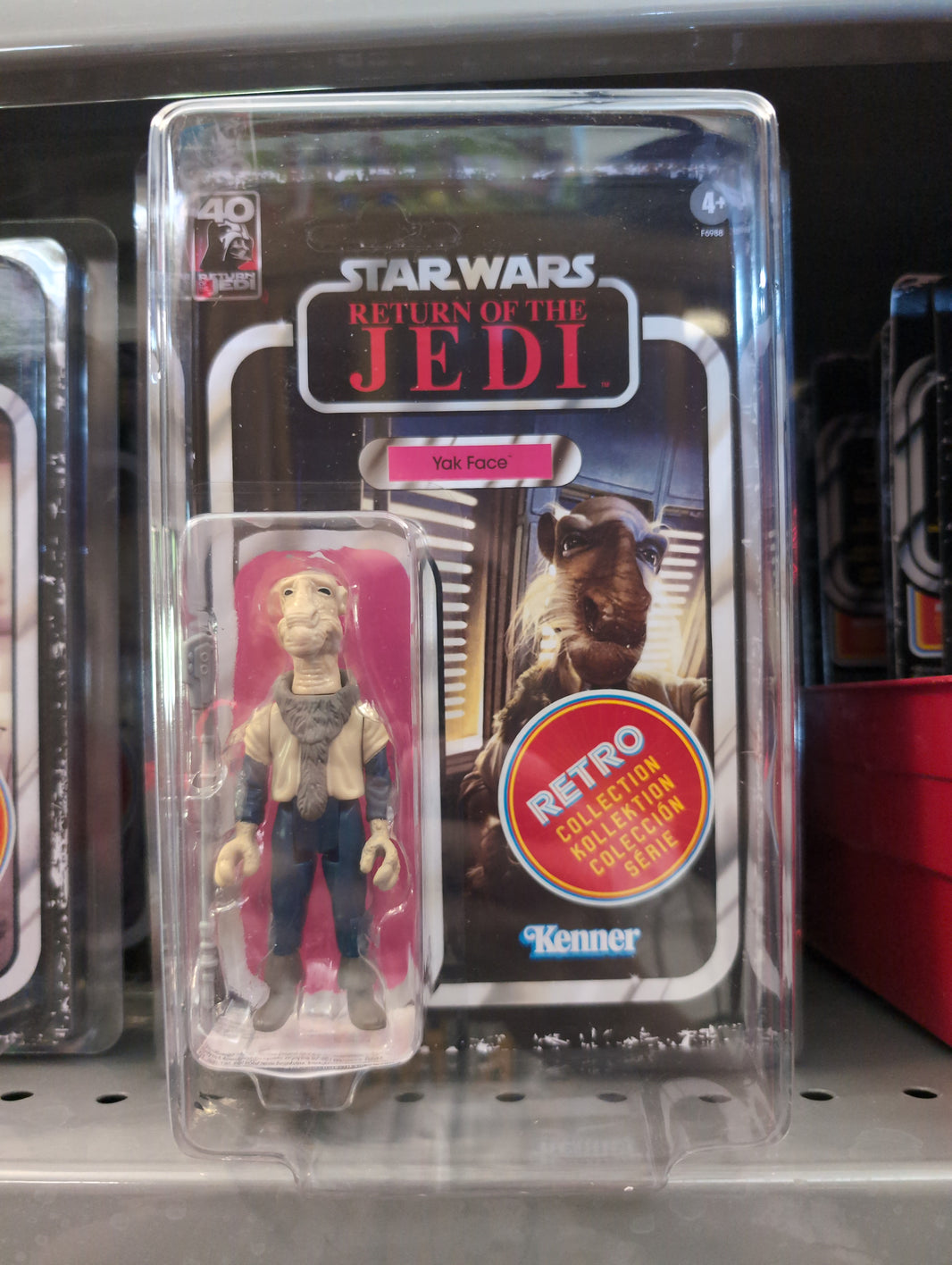 Yak Face Star Wars Retro Collection ROTJ Action Figure in case