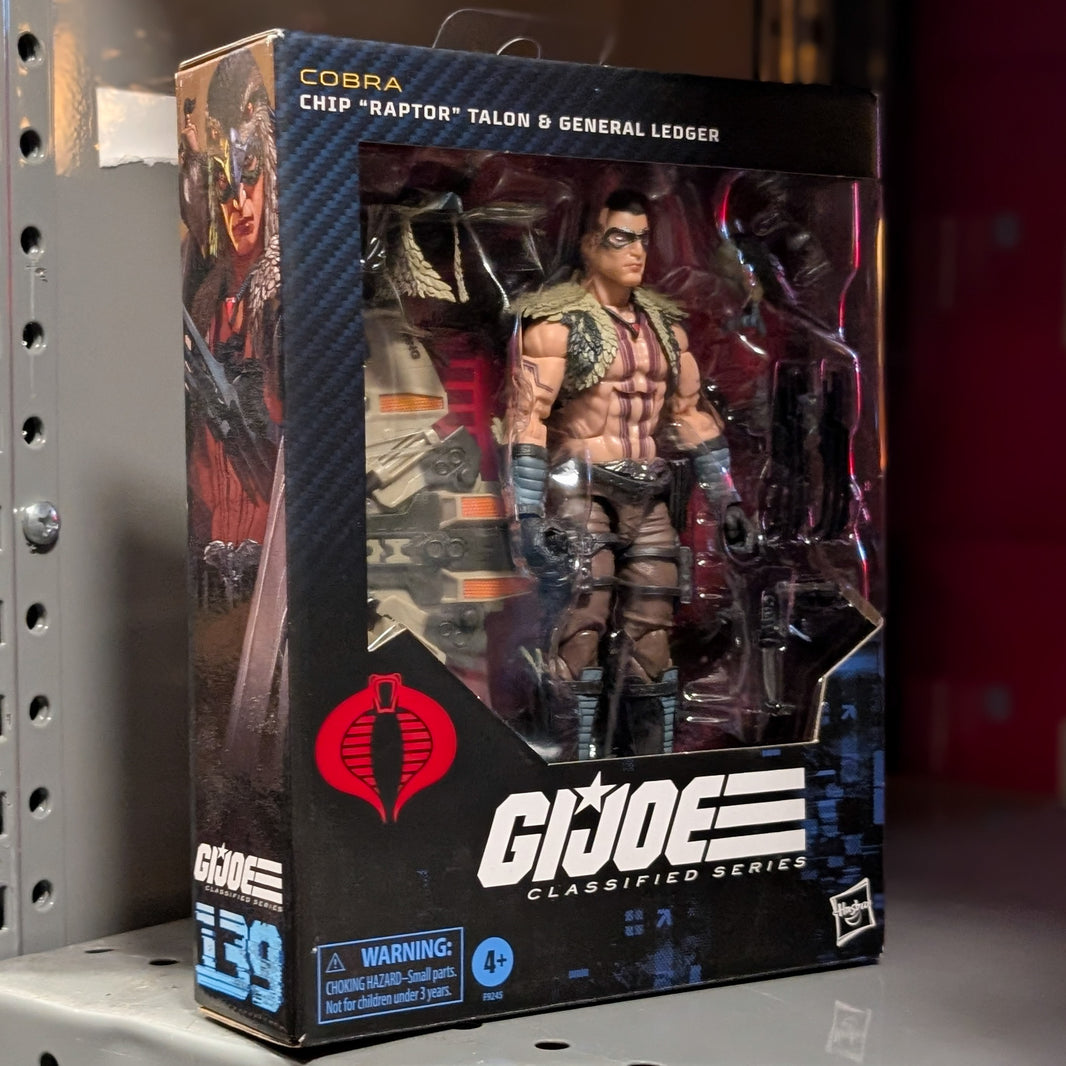 Chip "Raptor" Talon and General Ledger GI Joe Classified Action Figure