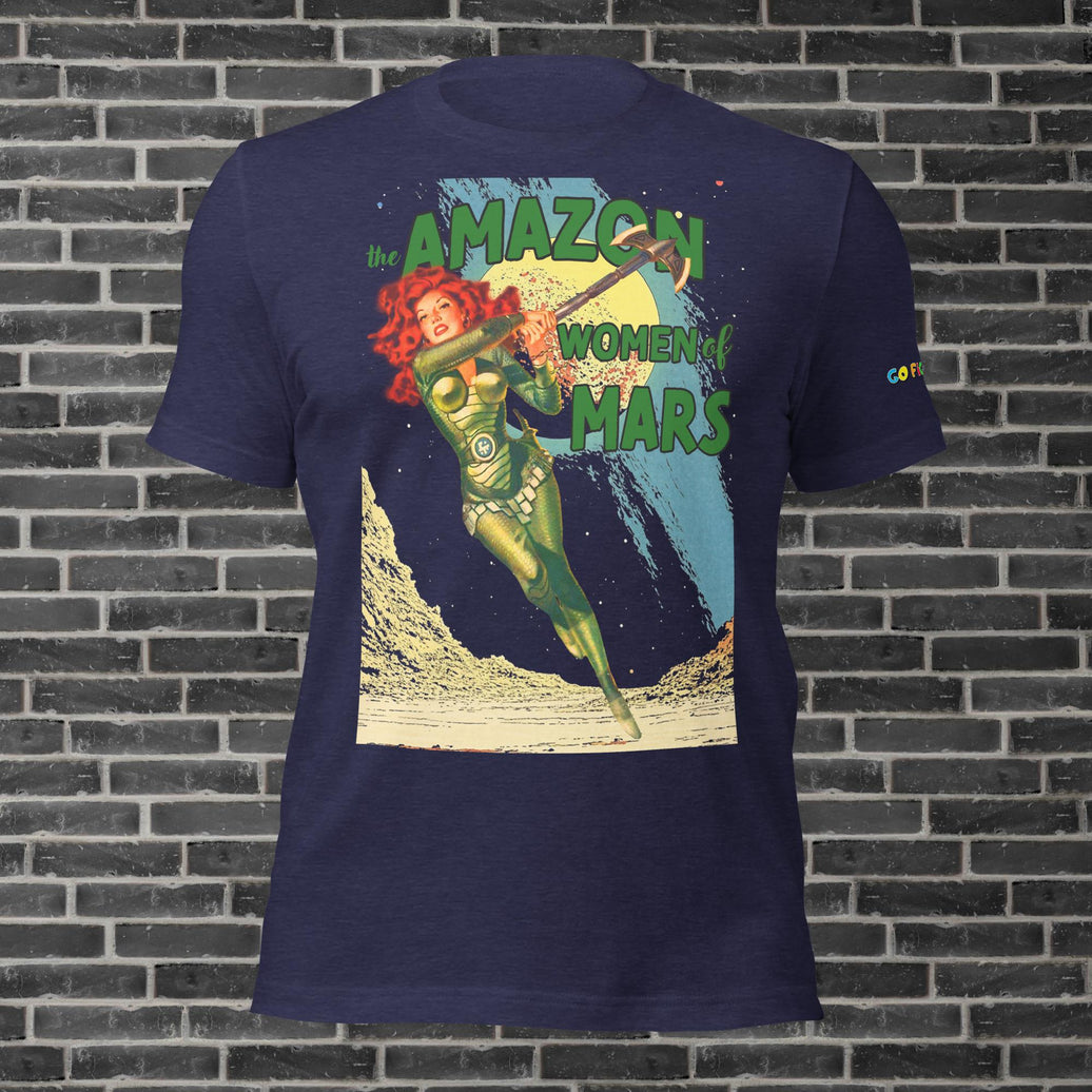Image of Black Heather The Amazon Women of Mars Unisex t-shirt