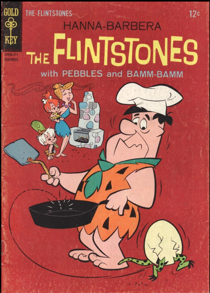 Cover of The Flintstones #23 comic book published by Gold Key Comics in 1964
