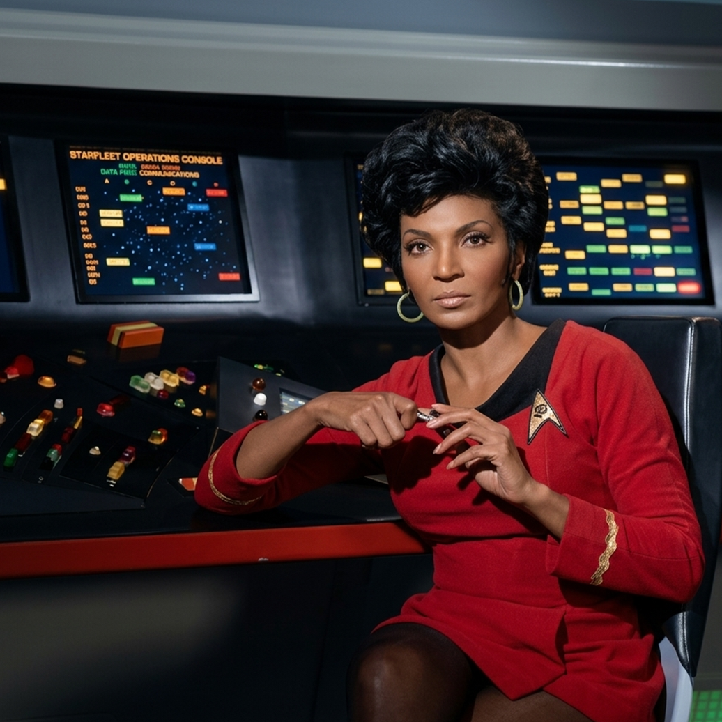 Nichelle Nichols as Uhura